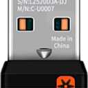 C-U0007 Unifying Receiver for Mouse and Keyboard Works with Any Logitech Product that Display The Unifying Logo (Orange Star, Connects up to 6 Devices) (C-U0007 C-U0008)