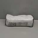 Blackout Linen Curtains 90 Inches Long 60 Inch Wide for Living Room Bedroom Pinch Pleated Back Tab Thermal Insulated 100% Black Out 2 Layer Window Drapes for Sliding Door Beige White 60x90 1 Panel