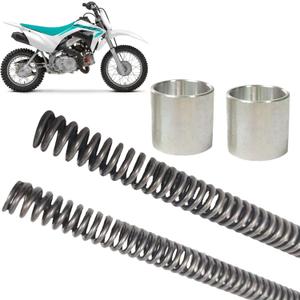 Heavy Duty Motorcycle Front Fork Spring Compatible for 2013-2021 Hon-da CRF110F A CRF110F AC Motorbike Suspension Kit OEM # 51401-KYK-911