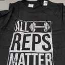 All Reps Matter Mens Woman Workout Enthusiast Christmas Gift T-Shirt size S