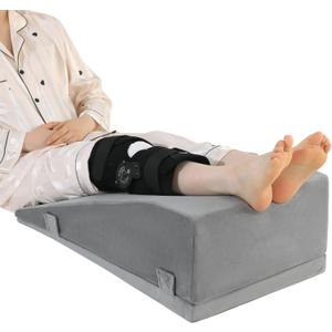 ROYALAY Leg Elevation Pillows for After Surgery, Adjustable Height Knee Surgery Recovery Equipment, Knee Replacement Recovery Aids for Hip Ankle Pain Relief Patent Pending, Double Leg (29.5inx16inx10in)