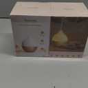 SALKING Essential Oil Diffuser (Set of 2), 100ml Small Aromatherapy Diffuser with Auto Shut-Off, Ultrasonic Diffusers for Essential Oils, Cool Mist Humidifier with Warm White Lights, for Office Home