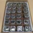 AISIPRIN Glass Spice Jars with 398 Labels, 24 pcs 4oz Spice Containers with Bamboo Lids, Square Spice Bottles With Shaker Lids,Spice Organization for Cabinet,Drawer,Rack,Seasoning Organizer