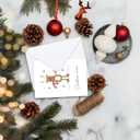 2 x Christmas Cards With Envelopes & Matching Stickers, 20 Pack, 10 Personalized Designs, 4" X 6",Funny Boxed Christmas Greeting Cards,Happy Holiday Xmas Card