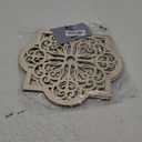 Zhanmai 3 Pack Rustic Wood Wall Decor Modern Farmhouse Geometric Wall Art Farmhouse Hanging Decoration for Living Room Bedroom Home Indoor Outdoor Office, 12 x 12 Inch, Brown