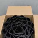 NONMON Corrugated Garden Edging Border 12"30Ft Landscape Edging Border Sturdy Lawn Edging Border for Lawn, Flower Bed, Garden Fence, Paver Edging, Black