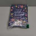 Christian Art Gifts Men/Women's Bible Cover Everything Beautiful Ecclesiastes 3:11, Blue Floral Canvas, Medium