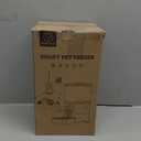 PAPIFEED Automatic Cat Feeder 6L 2.4G WiFi Smart Pet Feeder with Camera & Two-Way Audio, Adjustable Angle, Easy to Clean Detachable Feeding Schedule 1-10 Meals Per Day for Cats & Small Dogs - Black