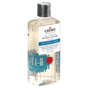 Cremo Rich-Lathering Blue Cedar & Cypress Body Wash, A Woodsy Scent with Notes of Lemon Peel, Cypress and Cedar, 16 Fl Oz (2-Pack)