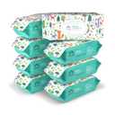 Amazon Basics Gentle Fragrance Free Baby Wipes, Hypoallergenic, Sensitive Skin, Unscented, 800 Count (5 Packs of 100)