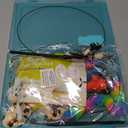 Soarer 4-in-1 Interactive Cat Feather Toys,12Pcs Durable Fishing Pole Cats Feathers Toy Replacements,Enhanced Suction Cup Cats Wand Toy,2 Types Door Hanging Cat String Toys for Indoor Kitten