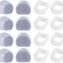Cat Water Fountain Filter, Pre-Sponge Pet Fountain Filter & Replacement Carbon Filters Fit for Petsafe for Drinkwell Fountain-Gallon Avalon Pagoda Seascape Seaside Pet Fountains 8+8Pack