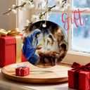 Christian Gifts: Nativity Scene Christmas Ornaments | Christian & Religious Holiday Ornament (Christmas Decorations), Holy Family Decor, Religious Gift, Baptism Gift & Unique Faith Festival Gifts
