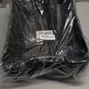 Anbers Black Plastic Storage Baskets, Stackable Office Organizer Trays, 6 Packs