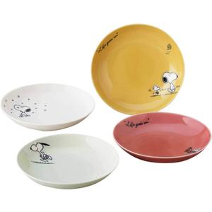 Peanuts SN610-184 Season Pasta Plates, Set of 4