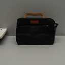 Coobiiya Lunch Box Lunch Bag for Women Adults Men, Reusable Cute Lunch Pail bag - Leakproof, Insulated Lunch Box Tote with Large Capacity, Cooler Lunch Container for Work/Travel/Office (Black)