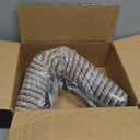 Door Mat Indoor Outdoor Front Door Entrance, Water, Stain and Dirt Resisitant Doormat, Low-Pile Non-Slip Sturdy Welcome Mats, 17"30", Khaki&Pink (Spiral Pattern)