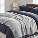 WDCOZY Grey Faux Rabbit Fur Throw Blanket, Gray Soft Fluffy Fuzzy Throw for Couch Sofa Bed Chair, Cozy Decorative Blanket, Thick and Warm, Winter Living Room Decor, Small 50x60 inches