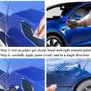 SYOAUTO Blue Touch Up Paint for Tesla Model Y 3 X S Car Touch Up Paint Pen 0.4 oz Automotive Scratch Repair Pen Brush and Tip 2 in 1 Pen (Deep Blue Metallic PPSB)
