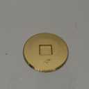 Eastman 4 Inch Cast Brass Cleanout Plug, Countersunk Design for Flush Fit, 42035