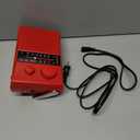 LEOTEC Portable AM FM Radio with Best Reception AC & Battery Operated Big Speaker,Large Tuning Knob,Clear Dial,Earphone Jack for Gift (Red)