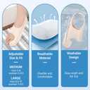 Bunion Corrector for Women & Men, [2-Pack] Comfortable Hallux Valgus Relief Splint, Discreet Soft Toe Straightener for Fits in Shoes, Adjustable Alignment Support for Day and Night