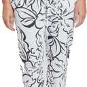 Royalty For Me Womens Women's Double Gauze Relaxed Fit Cropped Pant with Frayed Hem Deal, Size L