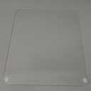 Computer Office Waterproof Durable Gaming Non-Slip Transparent Hard Ultra-Smooth Square Glass Mouse Pad (11.8L x 9.8W inches)