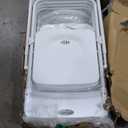 10 Pack White Plastic Folding Chairs, Indoor Outdoor Heavy-Duty Stackable Seats with Steel Frame, 350 lbs Capacity Portable Commercial Foldable Chairs for Party Events Wedding Dining Picnic Office