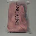 Pastel Bob Wigs with Bangs for Women Loose Wavy Wig Pastel Wavy Shoulder Length Bob Synthetic Cosplay Wig for Girl Colorful Costume Wigs (Pink)