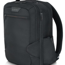 Everki ECO Studio Expandable Laptop Backpack (EKP118E-ECO) with Black Rain Cover - 15" Compartment, 26L Capacity - Expandable Backpack & Rain Cover Bundle