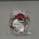 Unicra Christmas Headbands Berries Flower Xmas Headband Red Holiday Hair Accessories for Women