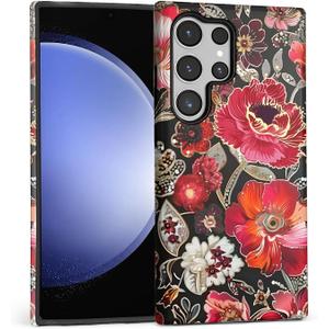 Case for Samsung Galaxy S24 Ultra,Anti Drop Scratch Protective Phone Cover Case for Women Girl-Embroidered Sequin Pattern