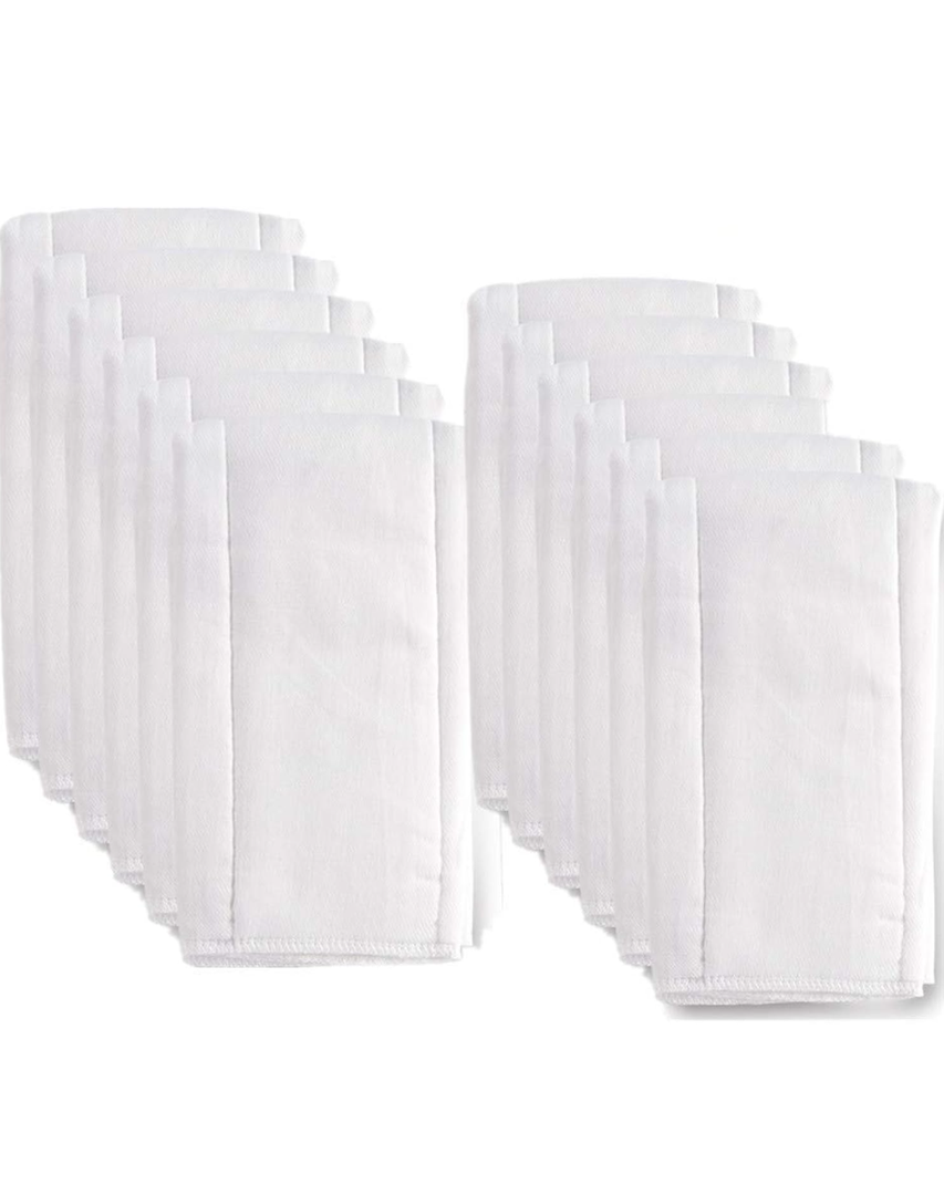 6 Ply Cloth Diapers Burp Cloth, Fasoar Thick Washable Absorbent Cotton Diaper for Babies and Toddlers Multi-Use 12 Count 6 Ply Cloth Diapers Burp Cloth, Fasoar Thick Washable Absorbent Cotton Diaper for Babies and Toddlers Multi-Use 12 Count