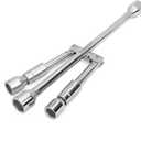 WORKPRO 14-Inch Universal Folding Lug Wrench, 4-Way Cross Wrench