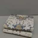 Small Rugs Door Mat 2x3 - Washable Entry Area Rugs Entrance Floor Carpet Non-Slip Door Mat Thin Rug Low-Pile Doormat for Bedroom Kitchen (Blue/Gray)