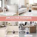 6 Gallon Trash Bags Drawstring - White Medium Kitchen Garbage Bags Plastic Unscented 60 Count 22.5 Liter Recycling Office Bathroom Waste Basket Liners Strong Thick Bulk Magesh