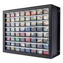 PurKeep 64-Drawer Organizer for Garage Building Bricks Storage,𝐓𝐡𝐢𝐜𝐤𝐞𝐫 Drawer Storage Cabinet with Dividers and Labels for Hardware,Screws,Nuts Bolts, Garage Tools,Charms,Beads,Craft,Scrapbook