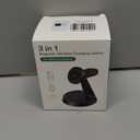 Magnetic Wireless Charger for Samsung, 3 in 1 Charging Station Compatible with MagSafe Samsung Charger for Galaxy S25 Ultra S24 Z Fold7/Flip7, Watch Charger Stand for Galaxy Watch Ultra 8 7, for Buds (BLACK)