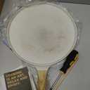 SENSARTE Nonstick Crepe Pan with Spreader, 12-Inch Natural Ceramic Coating Dosa Pan Pancake Flat Skillet Tawa Griddle with Stay-Cool Handle, Induction Compatible (White)