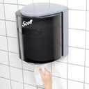 Scott Professional Kimberly-Clark Professional 09989 Roll Control C-Pull Dispenser, 10 3/10w x 9 3/10d x 11 9/10h, Smoke/Gray