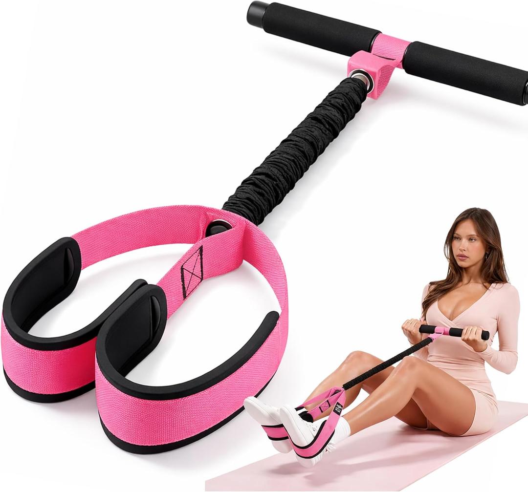 Resistance Bands with Handles, Pedal Resistance Band with Handle for Home Workout, Exercise Bands Resistance Training Equipment