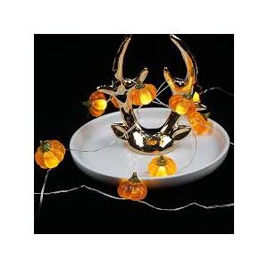 Yoitomehy Fall Lights 3D Pumpkin String Lights 10Ft 30 LEDs Battery Operated Fall Decorations for Home Indoor Fall Decor Thanksgiving Decorations Halloween