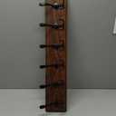 Coat Rack Wall Mount, Wooden Heavy Duty Coat Rack for Wall,6 Triple Coat Hanger Hooks for Hanging Coats,Jacket,Hat,Clothes (Brown, 6 Hooks)
