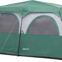 Amazon Basics Instant Camping Tent with Rainfly, Weather-Resistant, Quick Setup, 8 Person