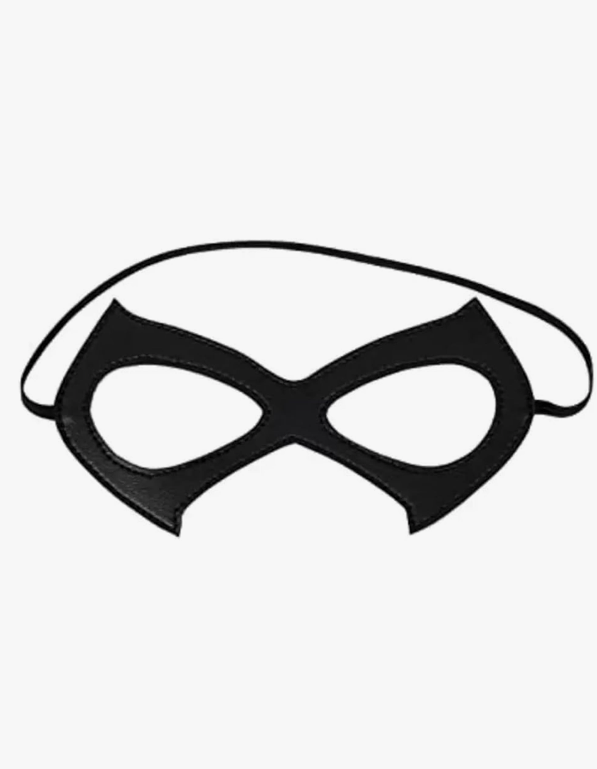 Black Cat Eye Mask, Cat Women Mask, Masquerade Mask, Adjustable Superhero Eye Mask for Halloween Cosplay Costume