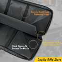 DULCE DOM 36 inch Double Rifle Case Soft Gun Bag for Rifles Pistols Storage & Transportation, All Around Shooting Range Tactical Backpack, Valentine Gifts for Men Boyfriend Husband