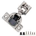 STIANC 60 Pack 1/2" Overlay 2D Soft Close Hinges for Face Frame Kitchen Cabinet, 3 Way Adjustability, Quiet Self-Shut Door,105 Degree