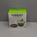 Cuisinart Large Salad Spinner, 5-Qt , Vegetable & Fruit Salad Washing Bowl with Strainer, Quick Prep Spinner for Salad Greens, Lettuce, Fruits & Vegetables, CTG-00-SAS (White)