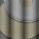 Molded PU Ceiling Medallion for Light Fixtures and Ceiling Fans, 13.1"OD x 4"ID x 1"P (Fits Canopies up to 10.25") White